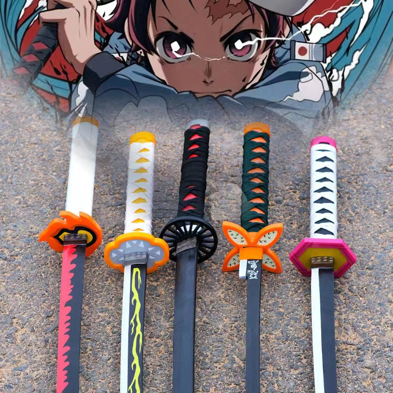 ( Lưỡi Gỗ Dài 1 Mét ) Đạo cụ Cosplay mô hình kiếm gỗ zoro roronoa shusui onepiece, katana kimetsu no yaiba