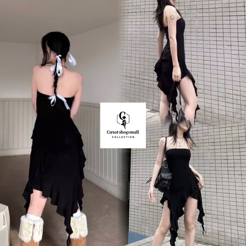 Đầm ống tua rua hàng thiết kế - CarotShop