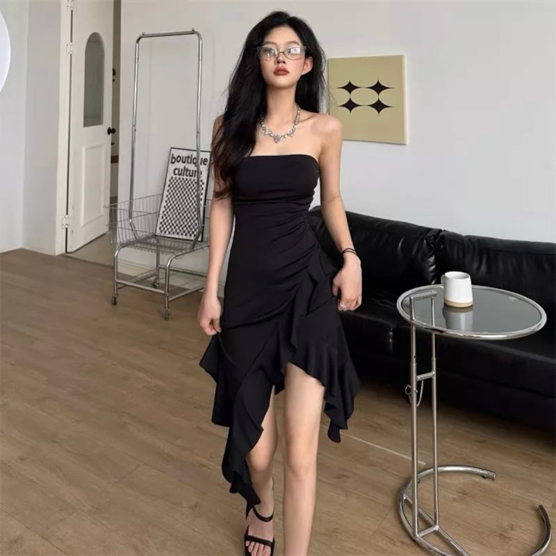 Đầm ống tua rua hàng thiết kế - CarotShop