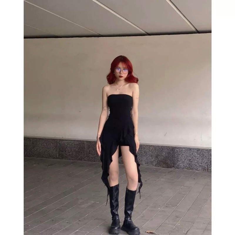 Đầm ống tua rua hàng thiết kế - CarotShop