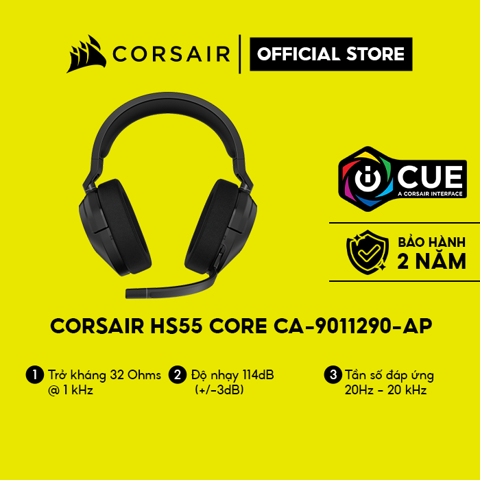 Tai nghe không dây Corsair HS55 Core/CA-9011290-AP
