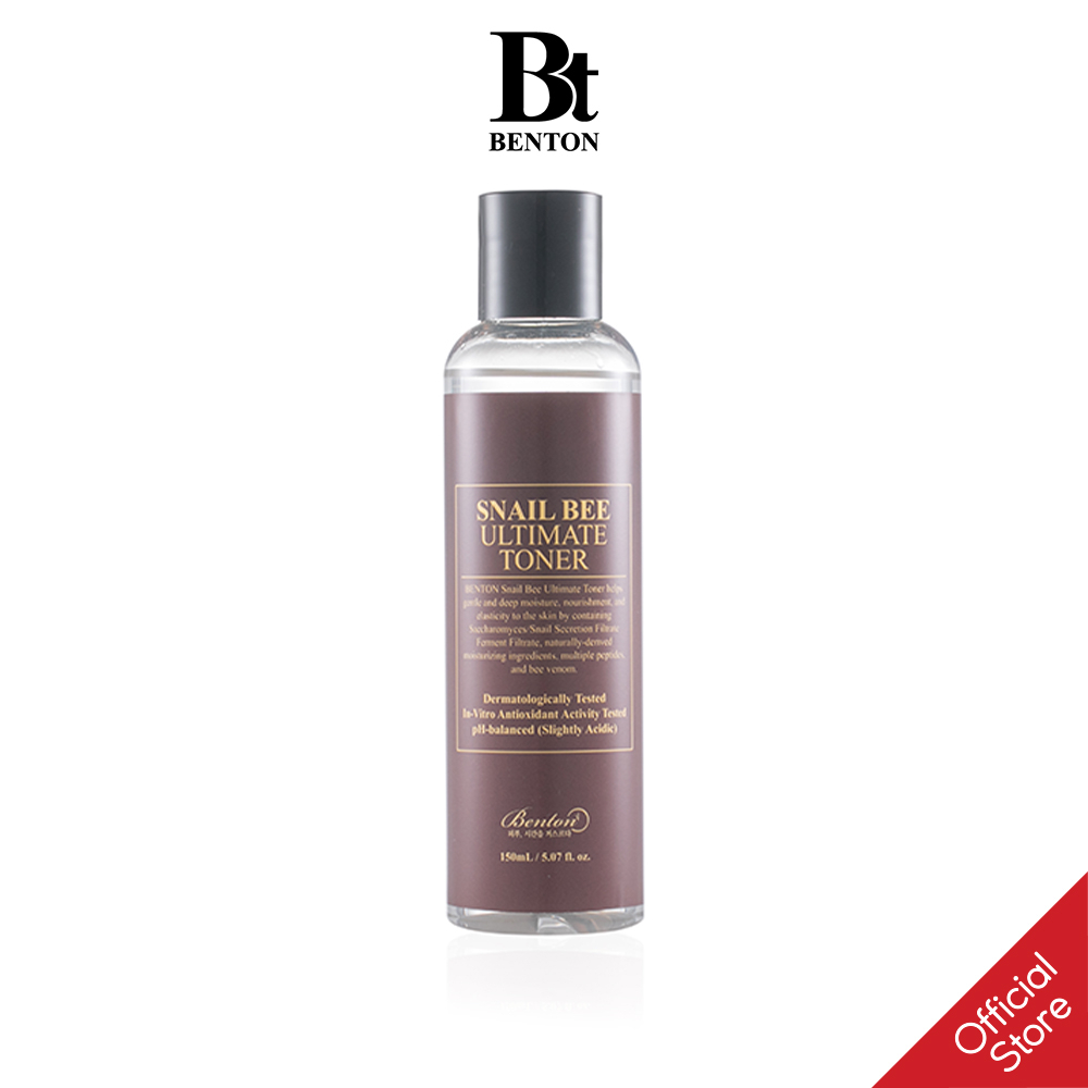 Nước Hoa Hồng Dưỡng Ẩm, Ngăn Lão Hóa Benton Snail Bee Ultimate Toner 150ml