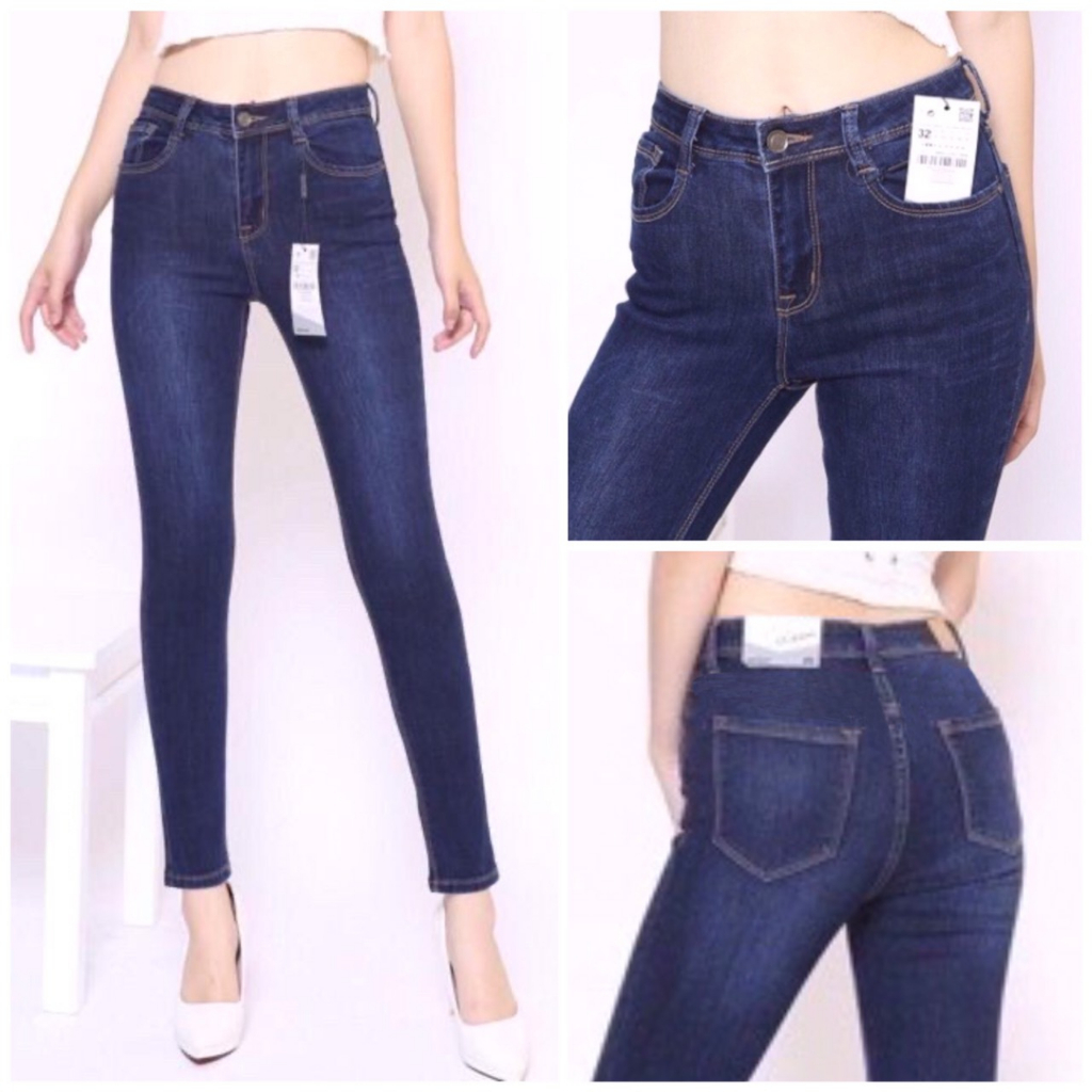 Quần Jeans Nữ Co Giãn Skinny Quần Bò Nữ Chất Vải Mềm Mịn Nhiều Màu