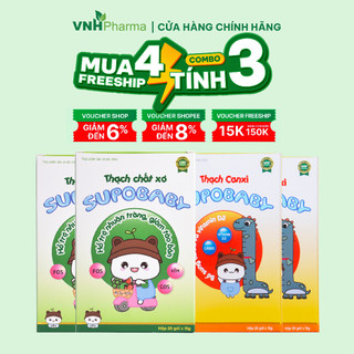 Thạch dinh dưỡng SUPOBABY giúp bé ăn ngon, bổ sung chất xơ, nhuận tràng cho bé phát triển toàn diện
