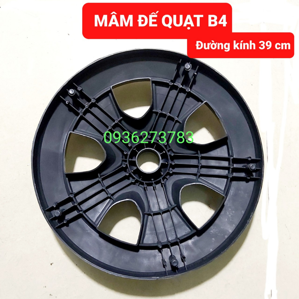 Đế riêng Hoặc Bộ Mâm đế, thân, gáo B4 quạt đứng, quạt lỡ nhựa tốt.