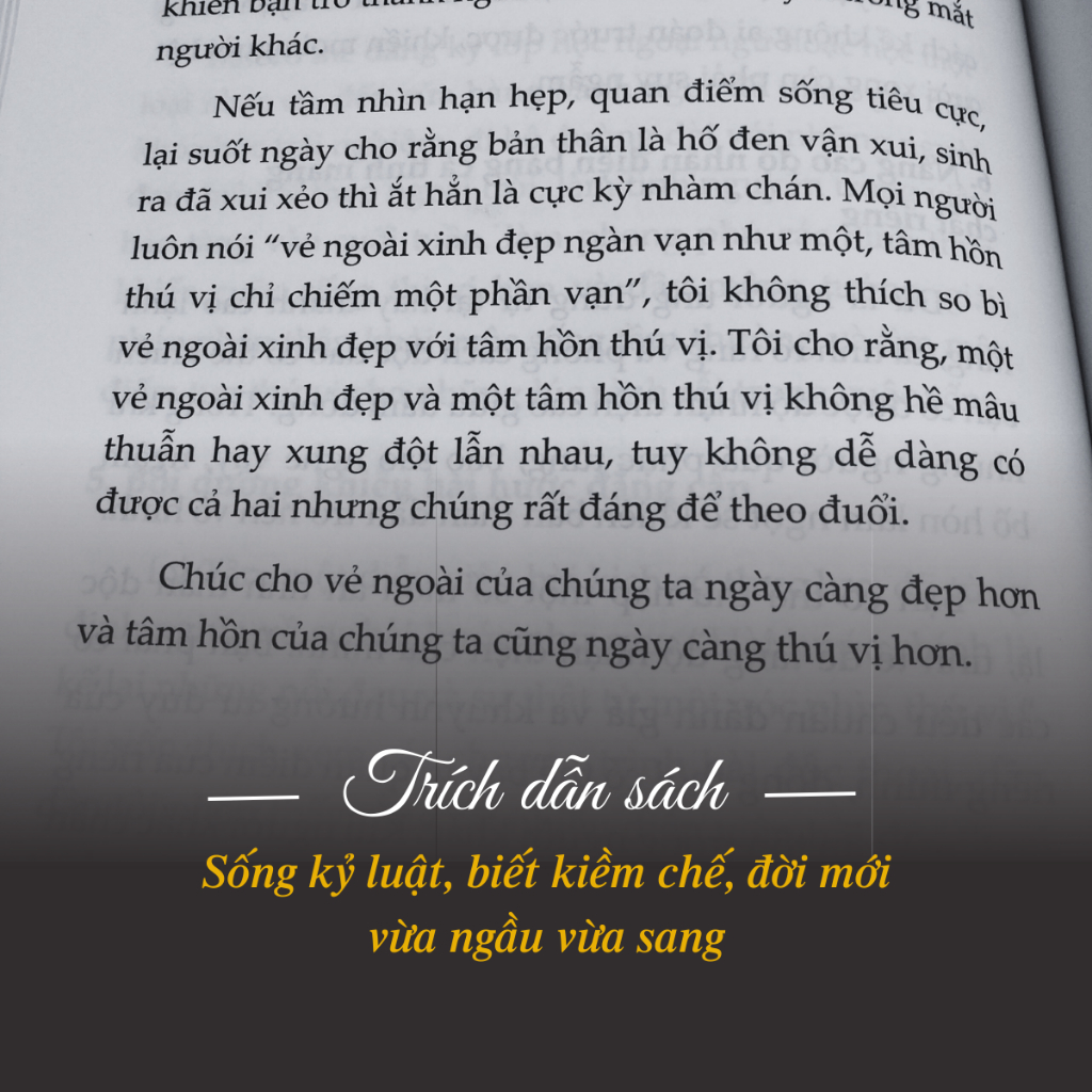 Sống Kỷ Luật, Biết Kiềm Chế, Đời Mới Vừa Ngầu Vừa Sang - Sách Phát Triển Bản Thân Mỗi Ngày Nên Đọc | BigBuy360 - bigbuy360.vn