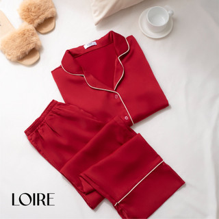 Bộ Pijama Lụa Tay Ngắn Basic LPN07
