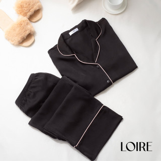 Bộ Pijama Lụa Tay Ngắn Basic LPN07