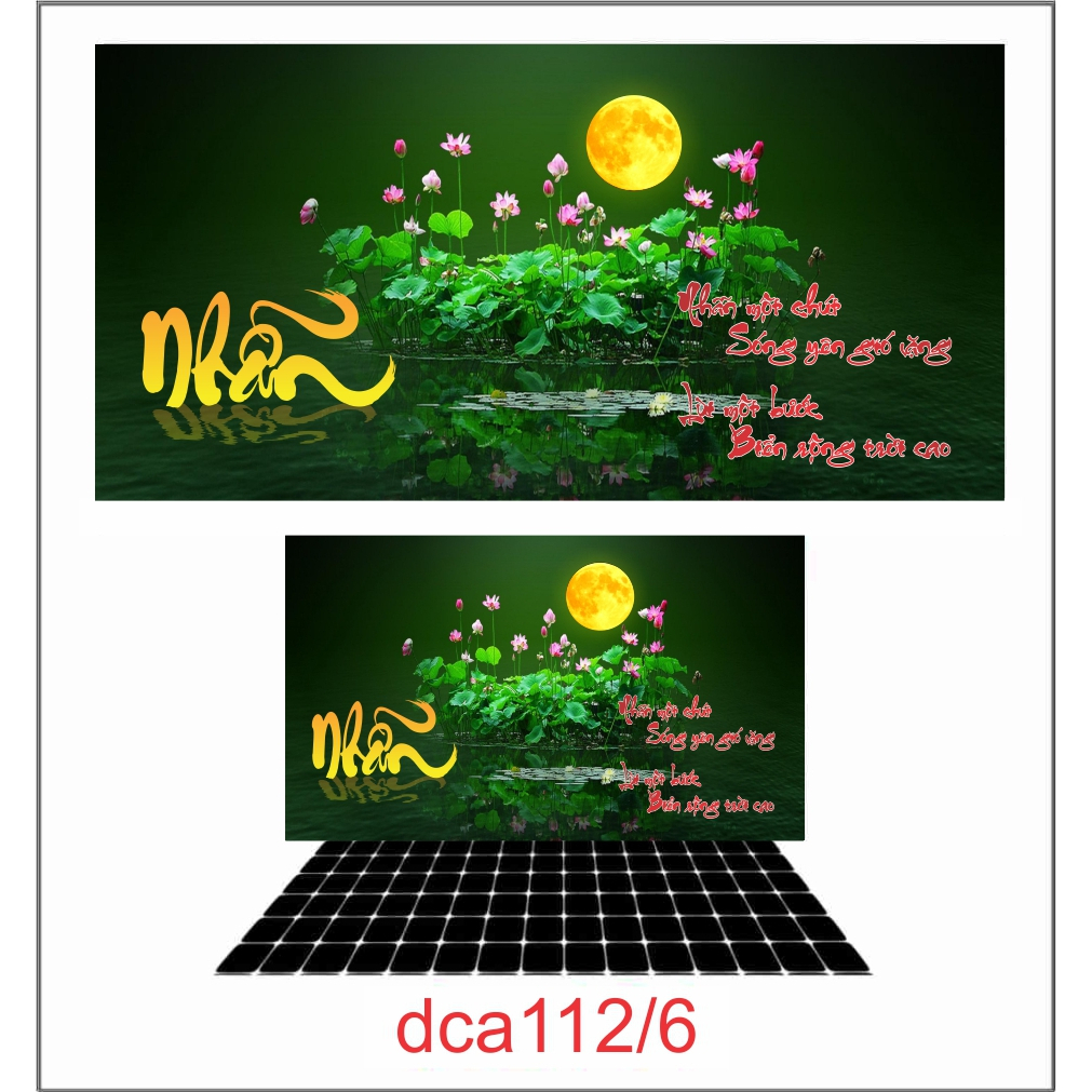 Tranh Decal Dán Hồ Cá Hình Chữ Tâm Và Nhẫn Nhiều Kích Thước Decalquality.store