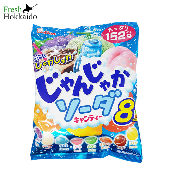 Kẹo soda Janjaka 8 vị - Gói 152g