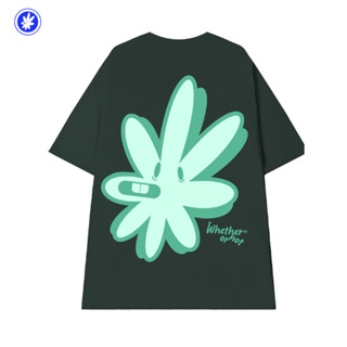 Áo thun local brand Whether Or Not tay lỡ form rộng unisex nam nữ cotton Bông Mực signature Logo Tee