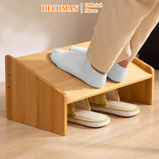 Ghế kê gác chân công thái học giá rẻ cho văn phòng, làm việc, học tập chống đau mỏi chân thương hiệu DECOMAN - D17