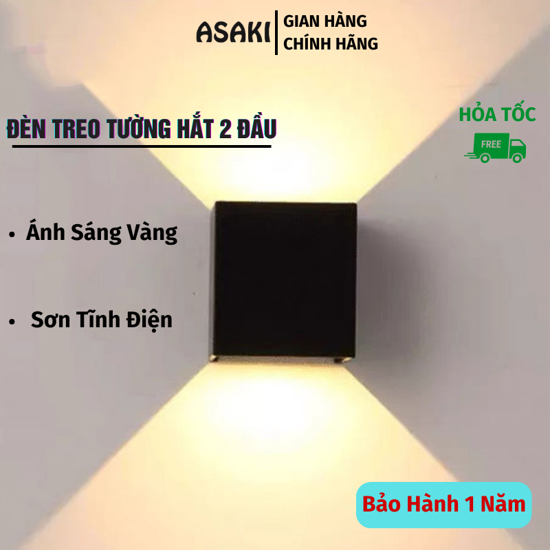 Đèn Gắn Tường Asaki Đèn Treo Tường Trang Trí Phòng Khách Phòng Ngủ Sân Vườn Cầu Thang