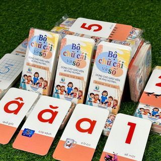 Bộ 42 Thẻ Học Thông Minh Cho Bé Tập Làm Quen Chữ Số Cơ Bản