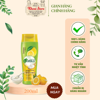 Dầu gội Dabur Vatika chống gàu - Vatika Naturals Dandruff Guard Shampoo 200ml