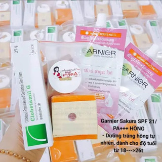 Bộ kem nám tàn nhang garnier thái lan chính hãng