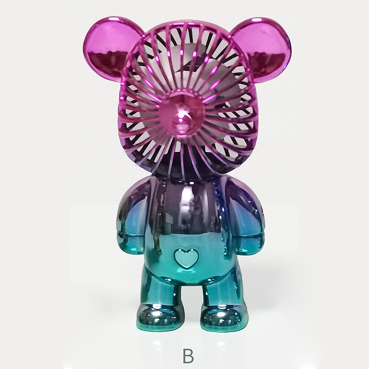 Quạt Mini, Quạt Tích Điện Cầm Tay Gấu Bear Brick Sạc USB Tiện Lợi | BigBuy360 - bigbuy360.vn