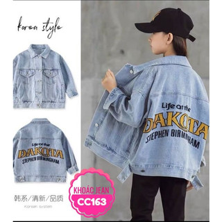 ÁO KHOÁC JEAN CAO CẤP IN CHỮ CHẤT NGẦU CC134 ⚡ẢNH THẬT⚡ ÁO KHOÁC JEAN NỮ ⚡ ÁO KHOÁC CHỐNG NẮNG ⚡ KHOÁC NỮ KHÔNG NÓN
