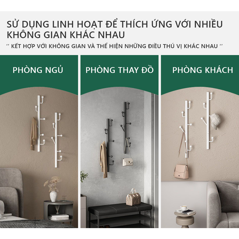 Giá treo quần áo phong cách Ý lãng mạn phòng khách thương hiệu IGA - GM100