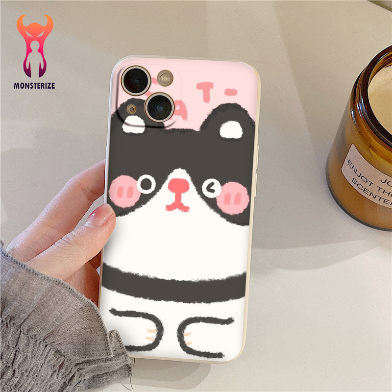 Ốp lưng iphone tpu bảo vệ cam hình con mèo 7 8 Plus 6 6s Plus 11 13 12 14 Pro MAX XR X XS MAX - e7129b