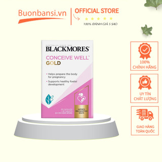 Viên Uống Tăng Khả Năng Thụ Thai, Bổ Trứng Blackmores Conceive Well Gold 56 Viên Úc