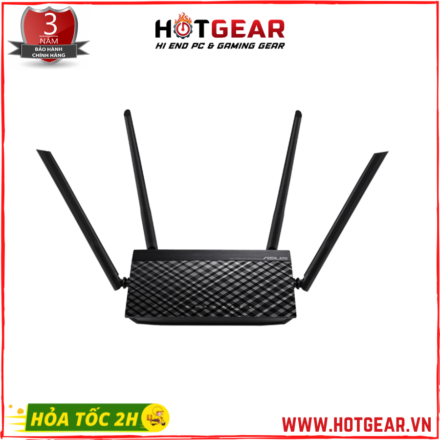 Bộ Phát Wifi Router ASUS RT-AC750L - Băng tần kép - Chuẩn AC 750Mbps - Hàng Chính Hãng