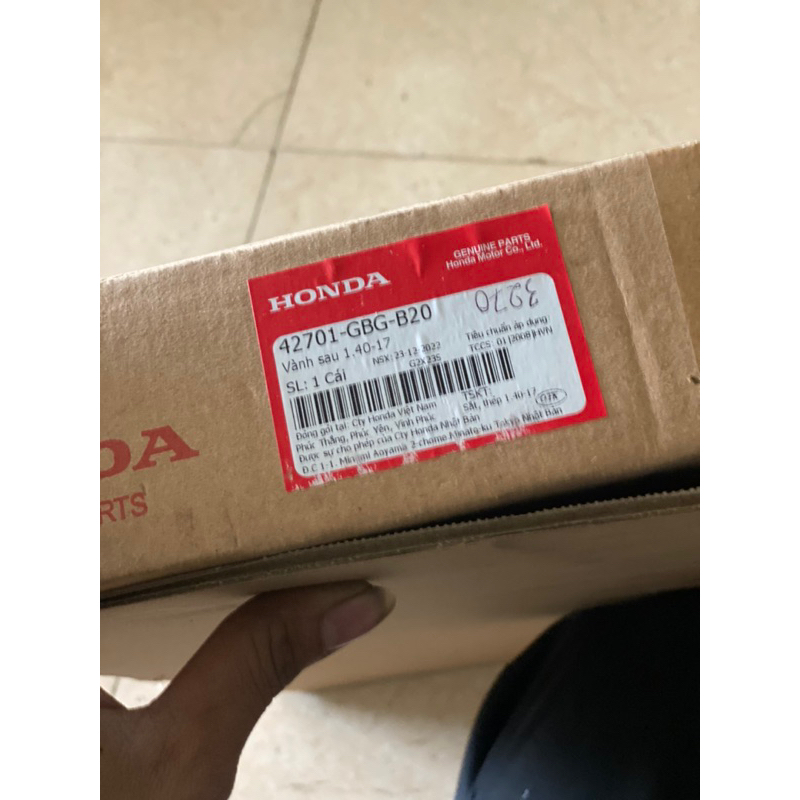 Vành Goshi honda chính hãng 1.40