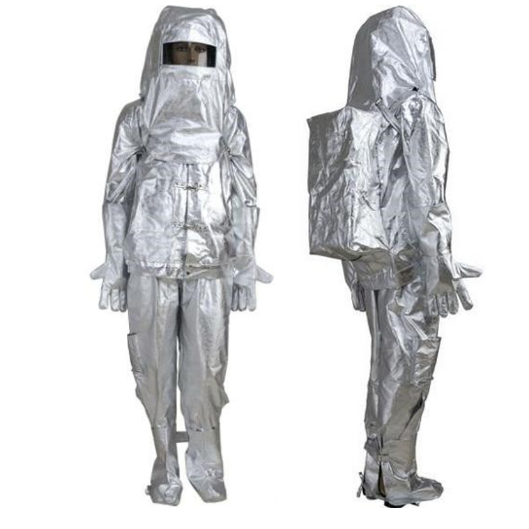 - Bộ quần áo tráng bạc 1000°C chịu nhiệt - Quần Áo Bạc chống cháy