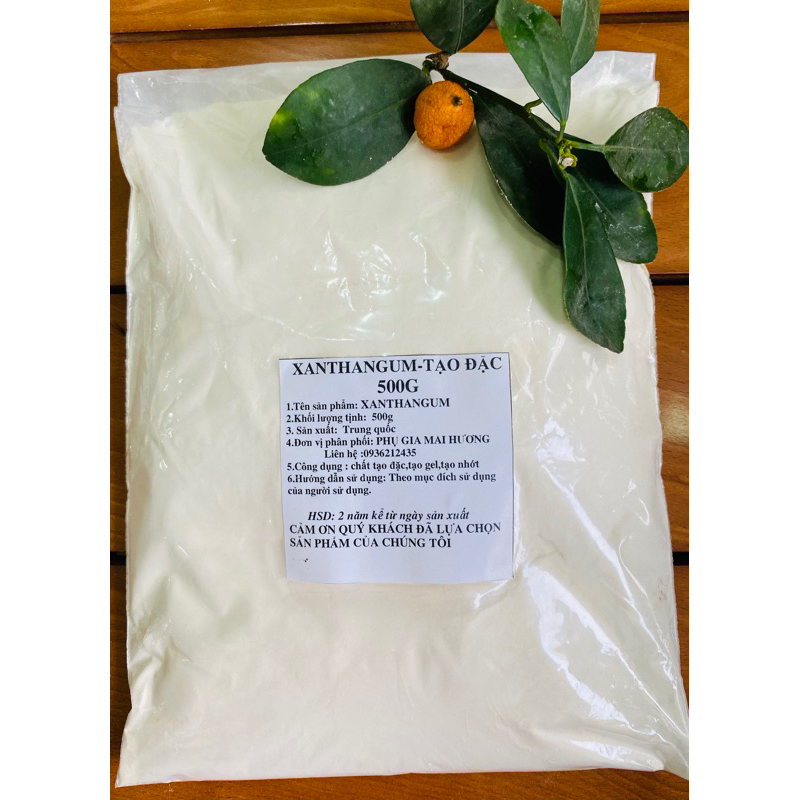 2 gói = 1 kgPHỤ GIA XANTHANGUM TẠO SÁNH ĐẶC BÉO NGẬY E415 Giá tốt