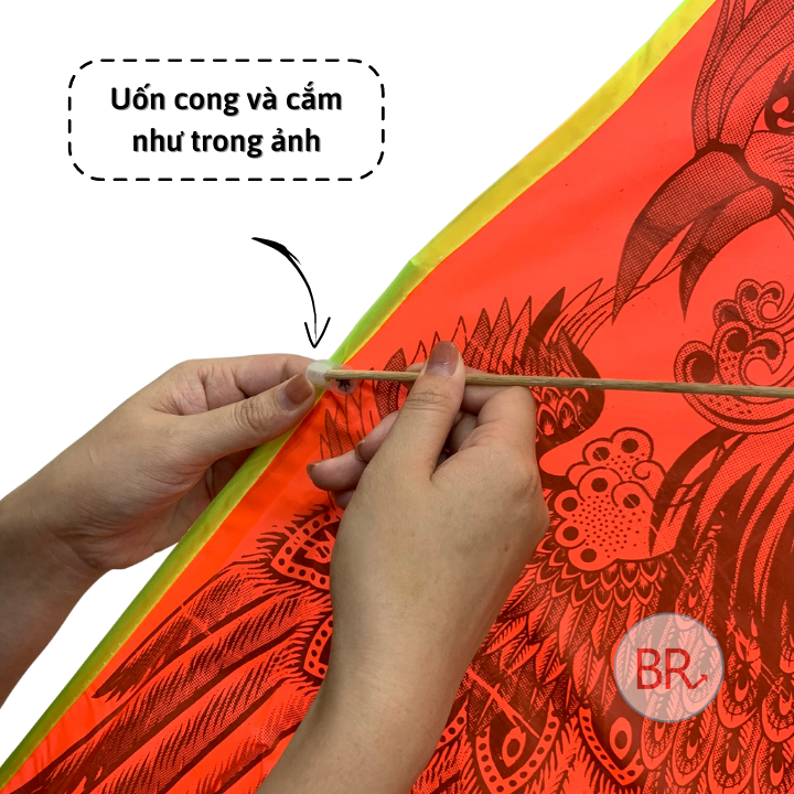 Diều Phụng, Phượng Hoàng Lửa, Thần Điêu 3, 4, 5 đuôi loại to Tặng kèm dây diều 01824