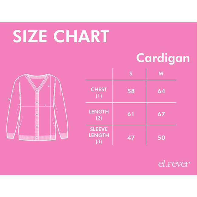 ELRÊVER - Áo khoác cardigan nữ len dệt kim họa tiết chữ thêu EL.RÊVER - Màu xanh lá - 0322C01