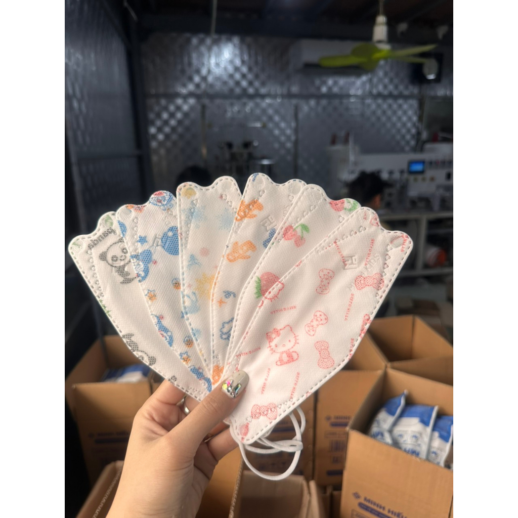 THÙNG 300 Cái Khẩu Trang Trẻ Em KF94 Chuẩn ISO - Khẩu Trang Em Bé