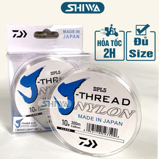 Dây cước câu cá daiwa dpls thread 200 mét đủ size - dây cước câu cá siêu bền, cước câu cá shiwa
