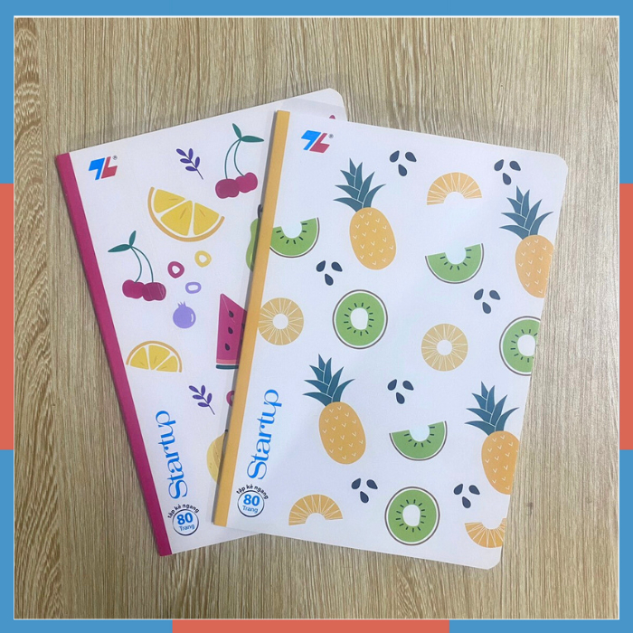 Vở kẻ ngang Thiên Long Startup 120 trang định lượng 60gsm NB098 bìa ngẫu nhiên