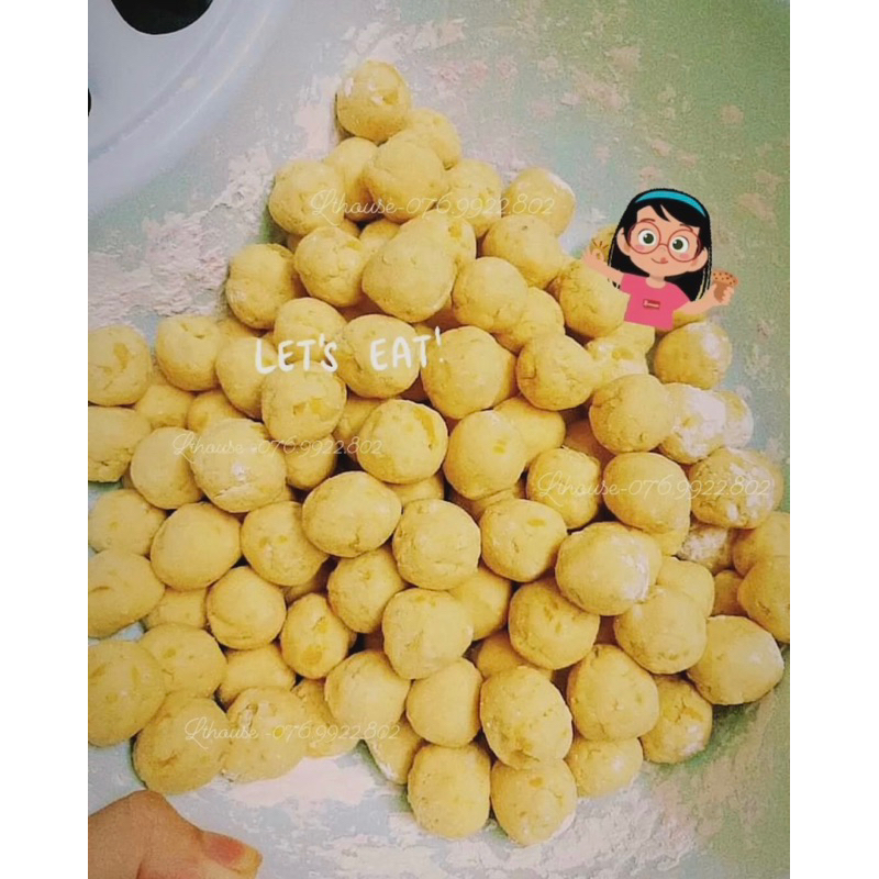 65K -500GRAM  KHOAI DẺO PHÔ MAI 65K / HỘP NỬA KÝ Ú Ụ