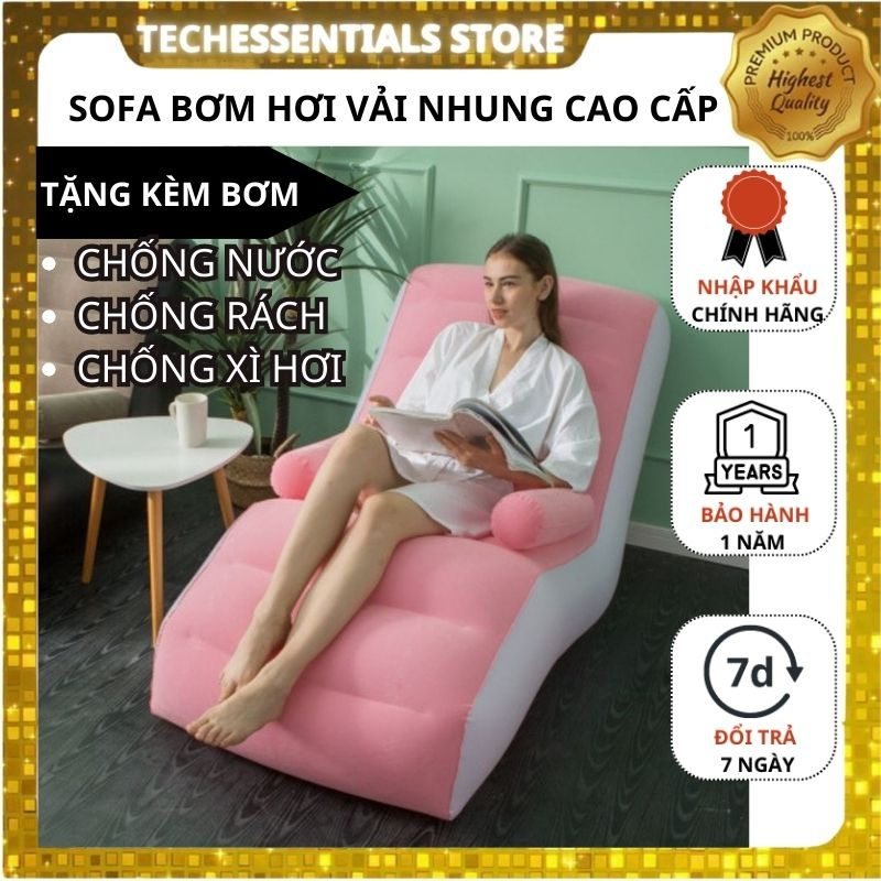 Ghế sofa bơm hơi vải nhung chính hãng senyoubao,sofa hơi thư giãn cao cấp chống xì hơi chịu tải tốt,giường hơi nhập khẩu