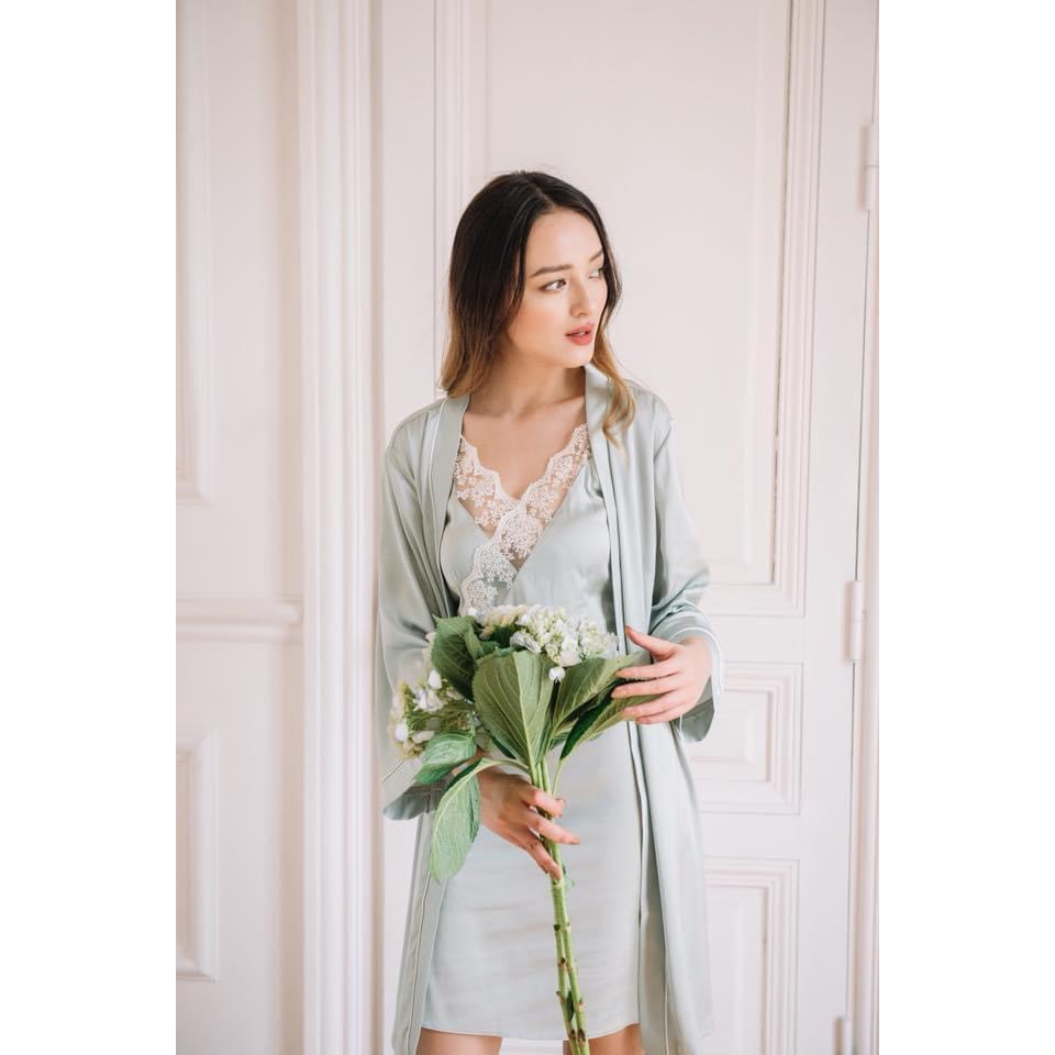 VÁY REN CHÉO LỤA CAO CẤP