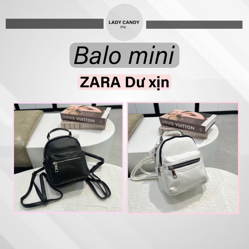 Balo Thời Trang ZARA xuất dư 2 màu, Cặp Thời Trang Da Cao Cấp