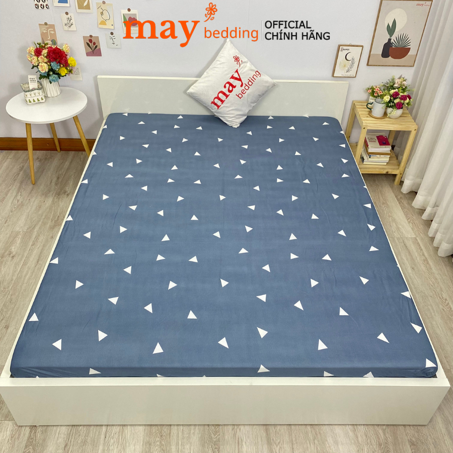 Ga giường Maybedding - Ga trải nệm giường poly cotton chun drap bọc đệm 1m2 1m6 1m8 2m 2m2