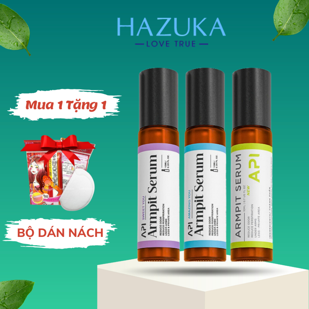 Serum khử mùi hôi nách API 10ml dạng lăn ngăn tiết mồ hôi nách, son nách lăn tiện hơn xịt giảm thâm dưỡng ẩm shop hazuka | BigBuy360 - bigbuy360.vn