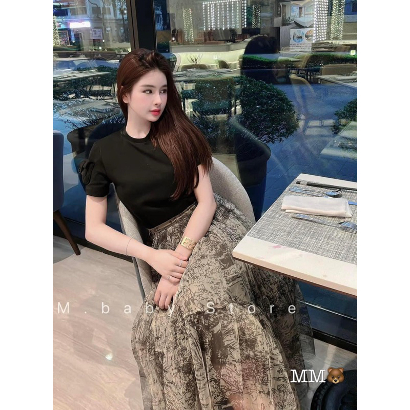 Chân Váy Tơ Dài Đii O Siu Cấp