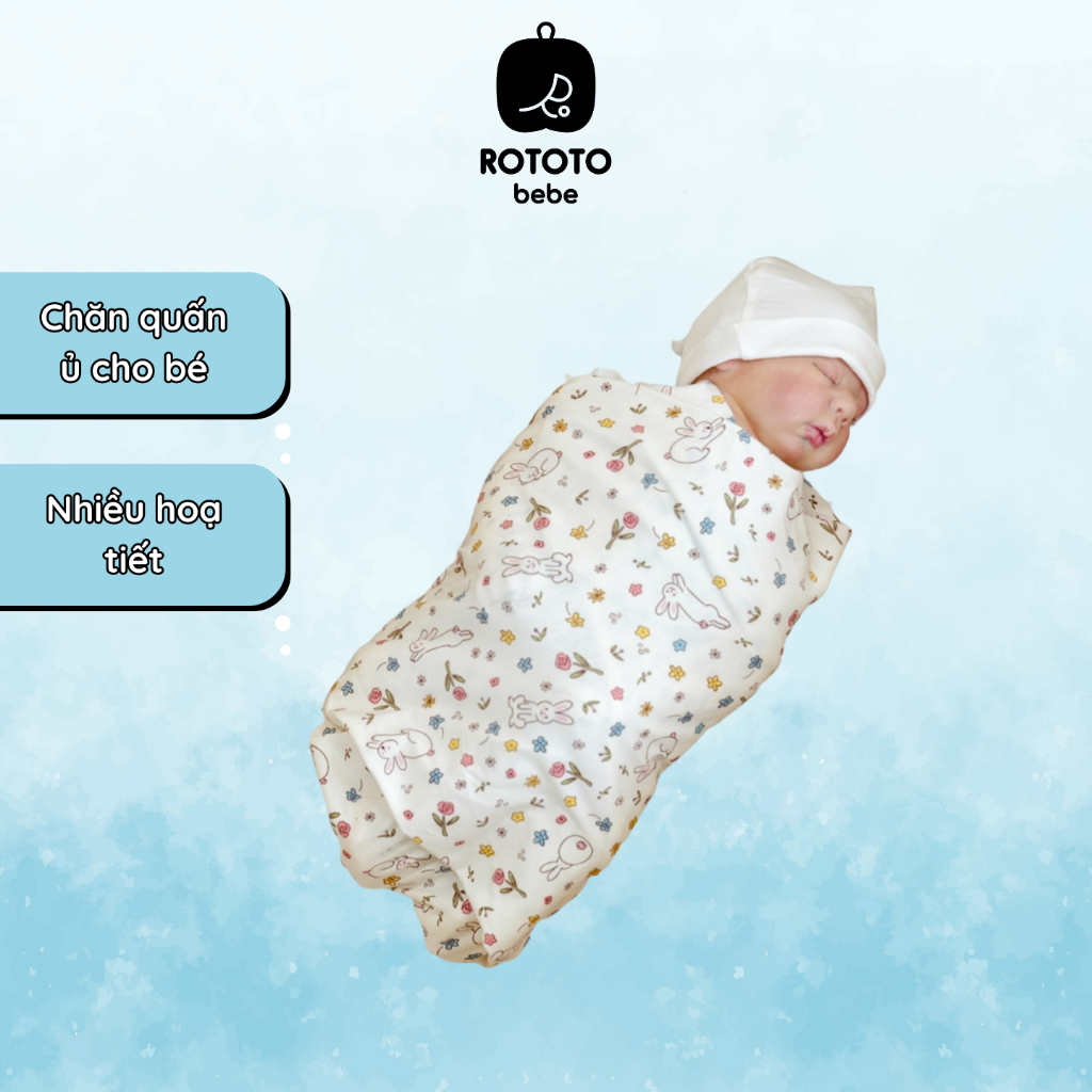 Chăn hè thu Rototo bebe 1x1m cao cấp nhập khẩu - Mẫu chăn Rototo bebe mới nhất 2021