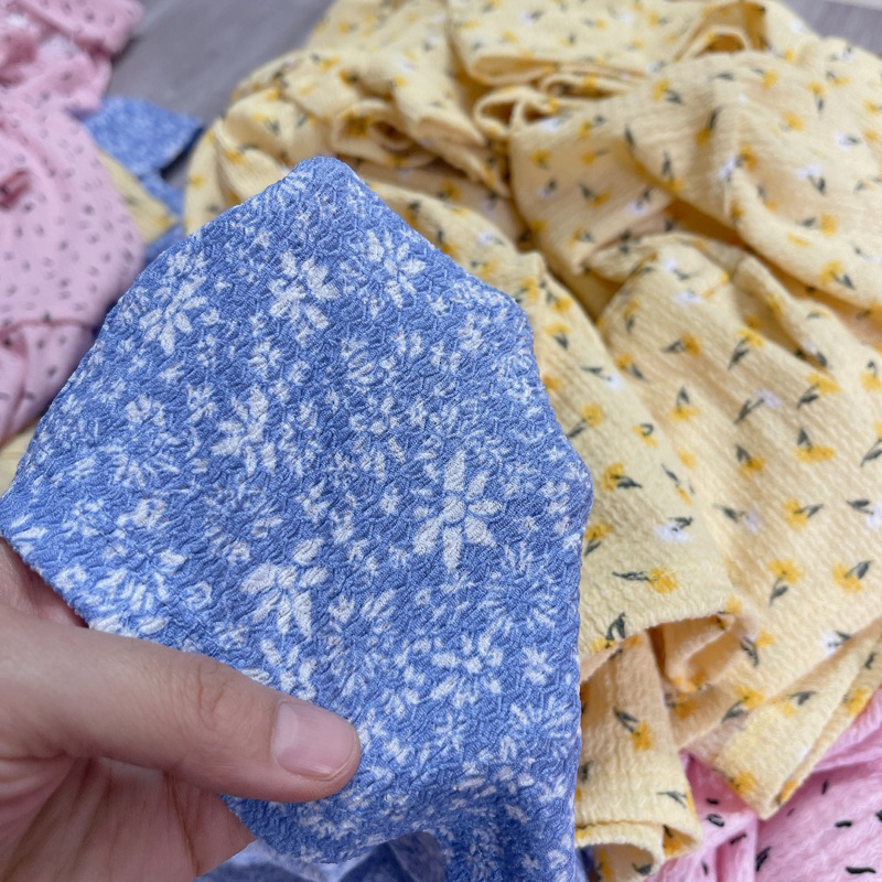 XD- Váy thun xốp kèm turban size 12m-7/8y