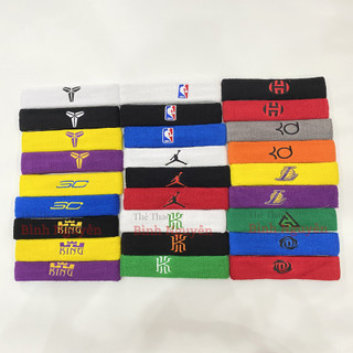 Băng Headband len cầu thủ bóng rổ NBA băng chặn mồ hôi trán thể thao thấm mồ hôi tốt, không bí nóng basketball Irving