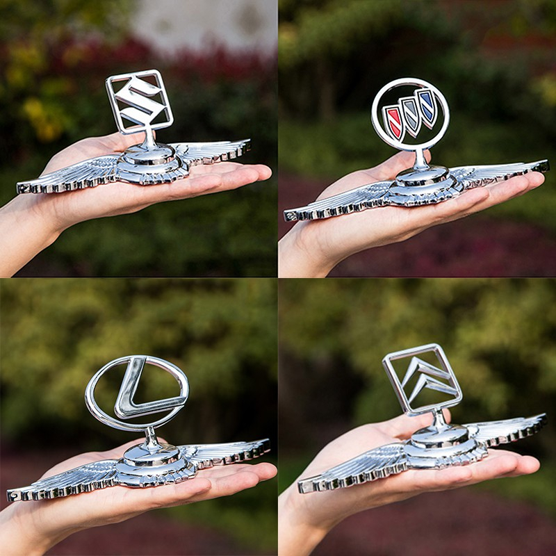 Biểu tượng logo cánh chim nắp capo xe hãng Kia Honda Suzuki Toyota Ford Nissan Mitsubishi Mazda Huyndai Chevrolet