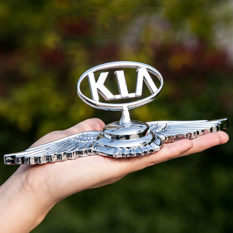 Biểu tượng logo cánh chim nắp capo xe hãng Kia Honda Suzuki Toyota Ford Nissan Mitsubishi Mazda Huyndai Chevrolet