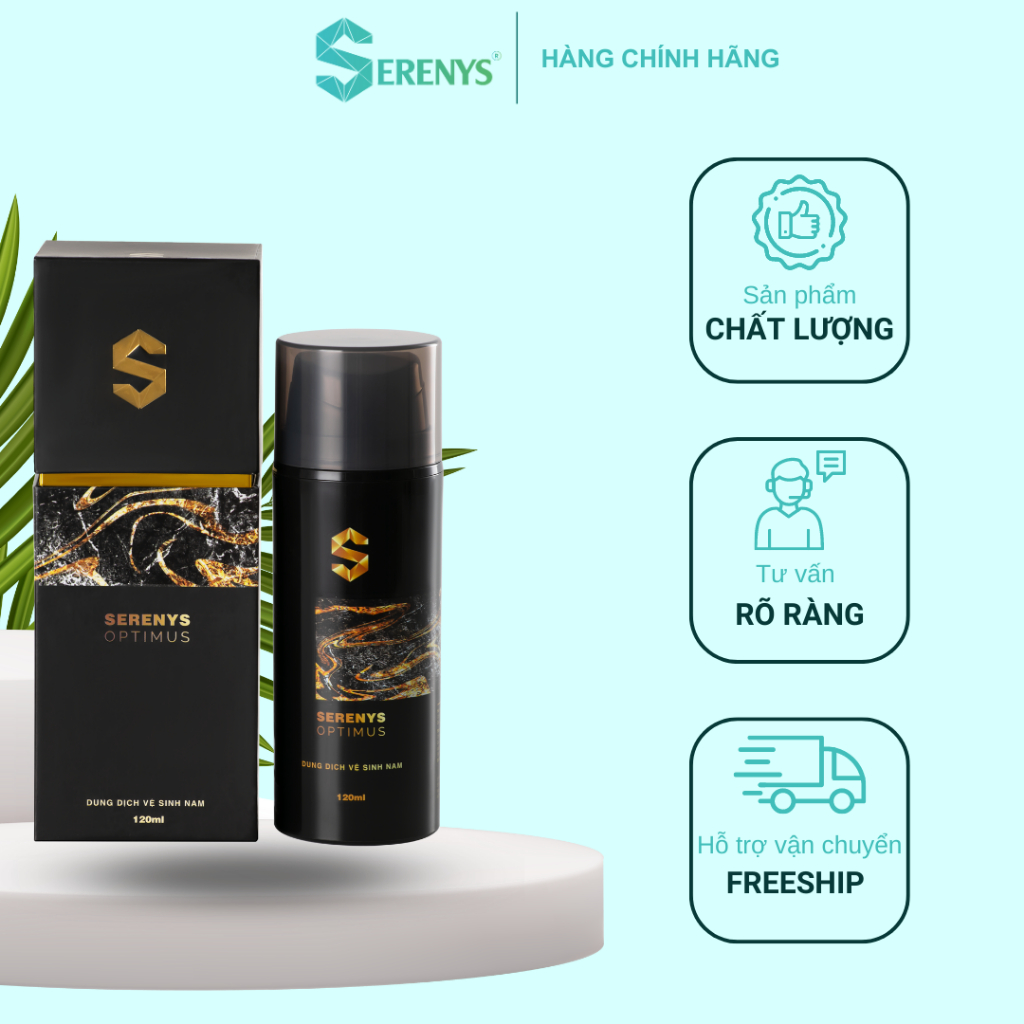 Gel Vệ Sinh Serenys Optimus 120ml - Dung Dịch Vệ Sinh Vùng Kín  Kháng Khuẩn, Hương Nước Hoa Cao Cấp