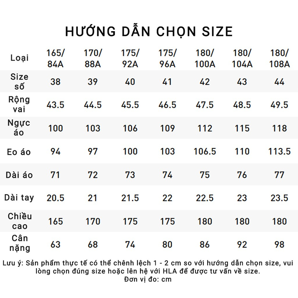 HLA - Áo sơ mi nam ngắn tay cao cấp màu trơn Solid color high quality short sleeves Shirt