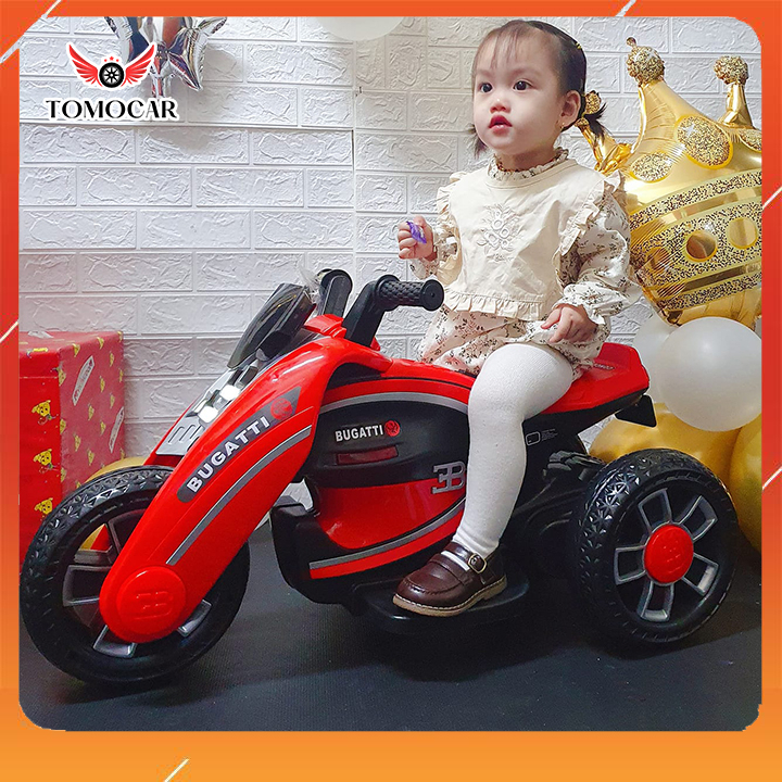 Xe Máy Điện Trẻ Em Kiểu Dáng Thể Thao Tải Trọng Khung Đến 55kg Cực Bền, Moto Cho Bé, Mô Tô Siêu Ngầu