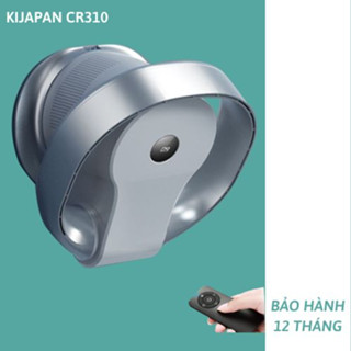 Quạt Không Cánh Treo Tường Để Bàn KIJAPAN CR310 -9 Tốc Độ Gió Màn Hình Cảm Ứng Led - Điều Khiển Từ Xa